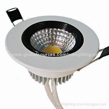 LED 5W COB Downlight, Non-dimmable or Dimmable, 110lm/W Luminous Efficacy with CE Mark